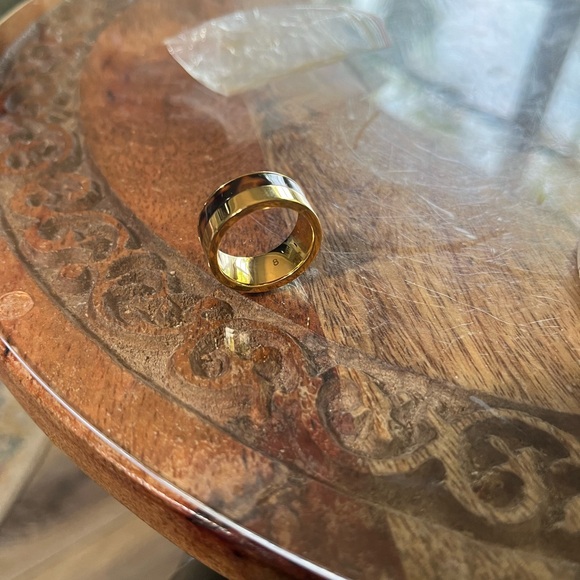 Michael Kors 2 tone band ring size 8 - Picture 8 of 8